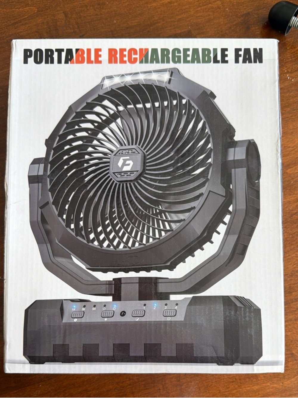 FRIZCOL 3-in-1 Camping Fan Portable Fans Rechargeable Large FA-GY03